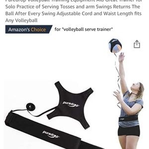 A Volleyball Ball Holder for Solo Practice